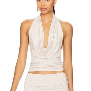 NWT NIA Declan Top in Stone Ivory XS